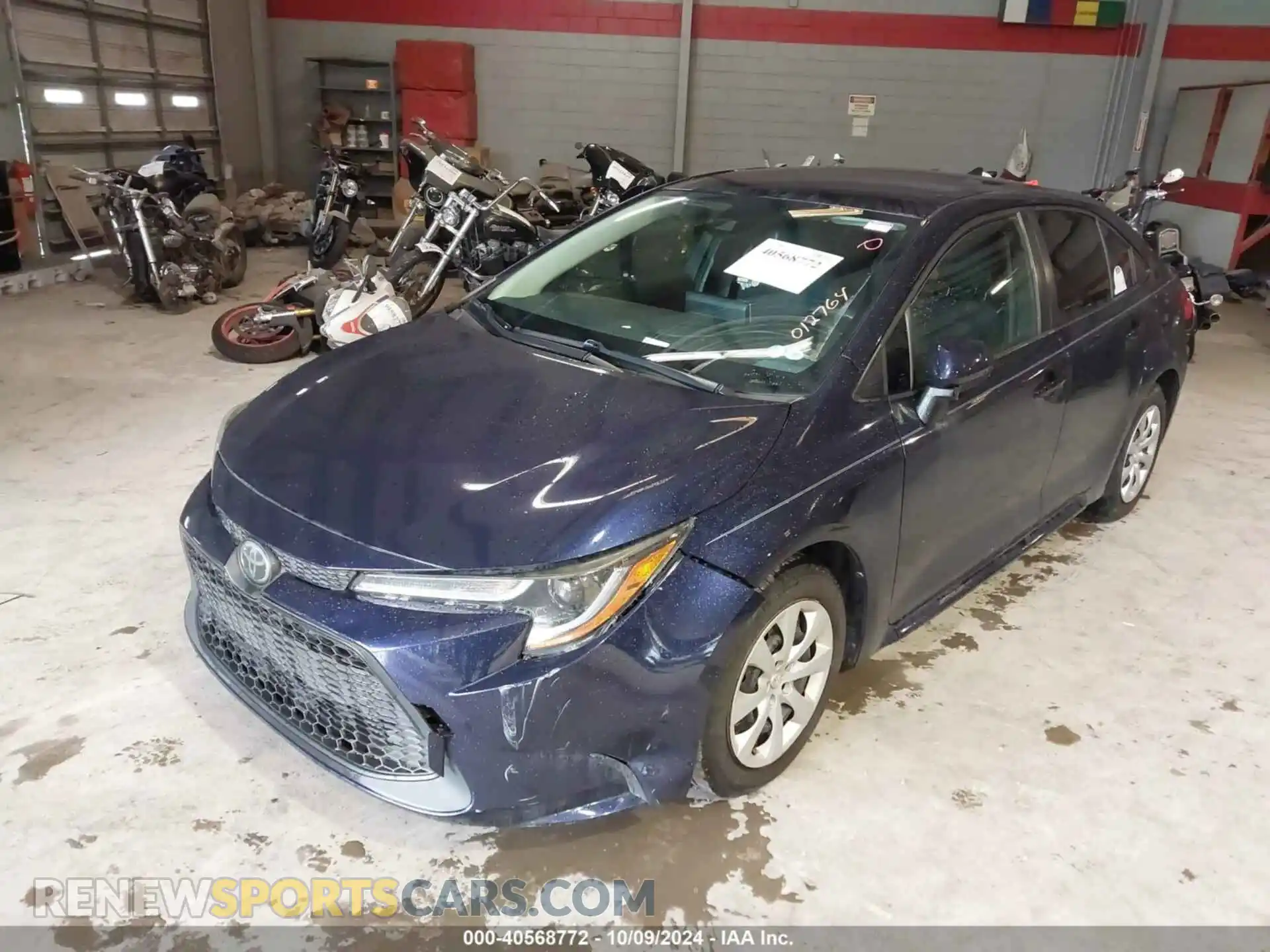 2 Фотография поврежденного автомобиля JTDEPRAE4LJ012764 TOYOTA COROLLA 2020