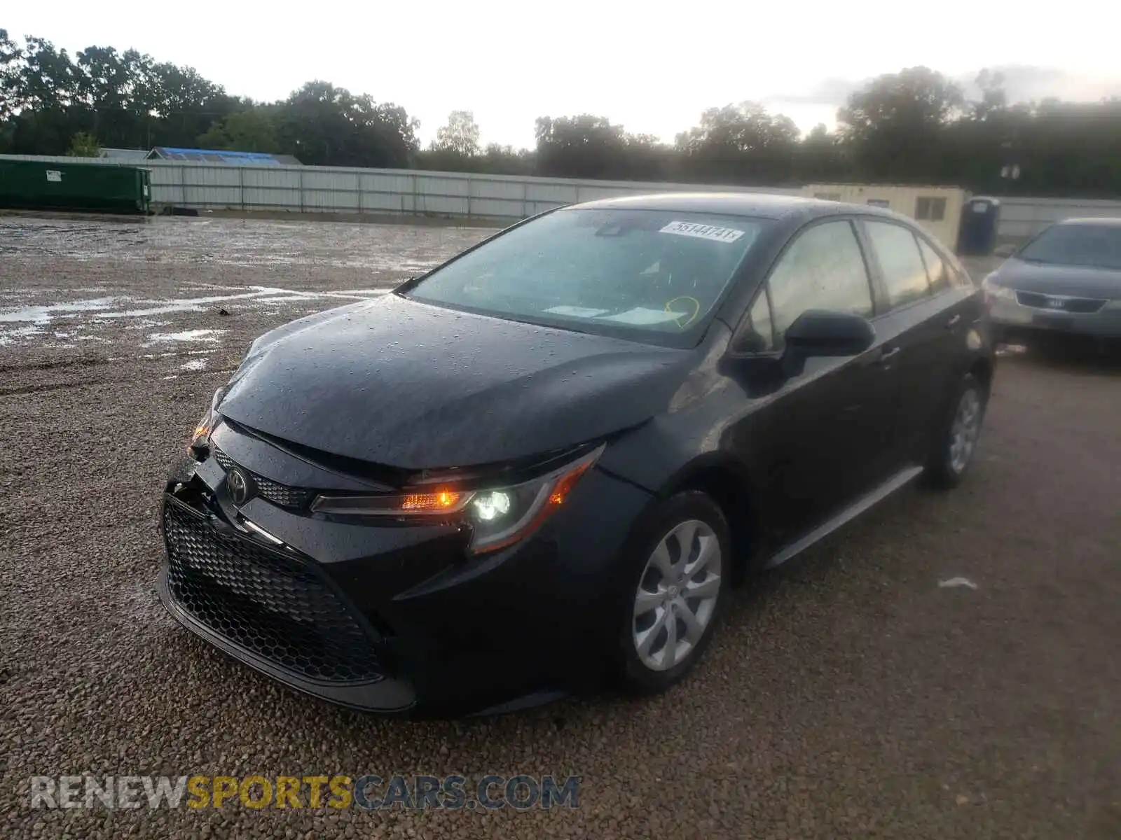 2 Photograph of a damaged car JTDEPRAE4LJ014921 TOYOTA COROLLA 2020