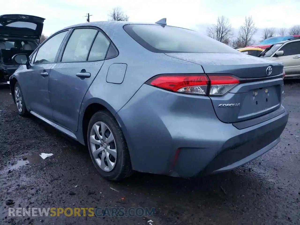 3 Photograph of a damaged car JTDEPRAE4LJ028401 TOYOTA COROLLA 2020