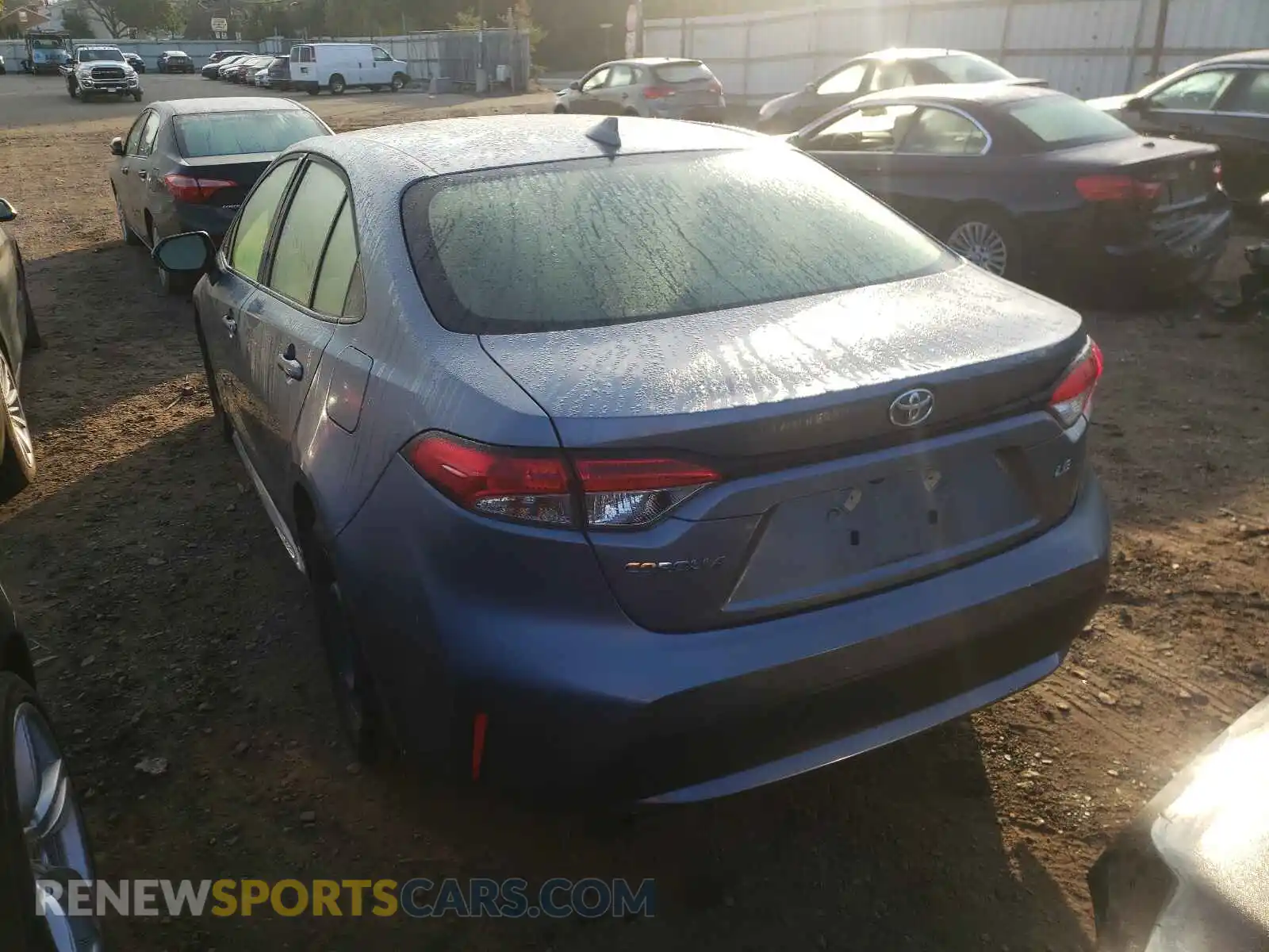 3 Photograph of a damaged car JTDEPRAE4LJ028804 TOYOTA COROLLA 2020