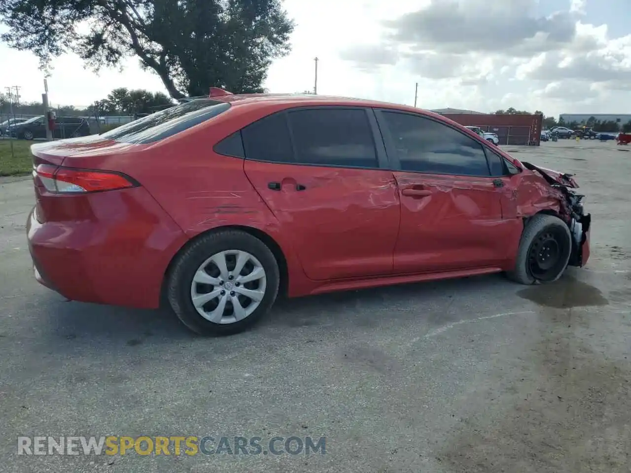 3 Фотография поврежденного автомобиля JTDEPRAE4LJ034215 TOYOTA COROLLA 2020