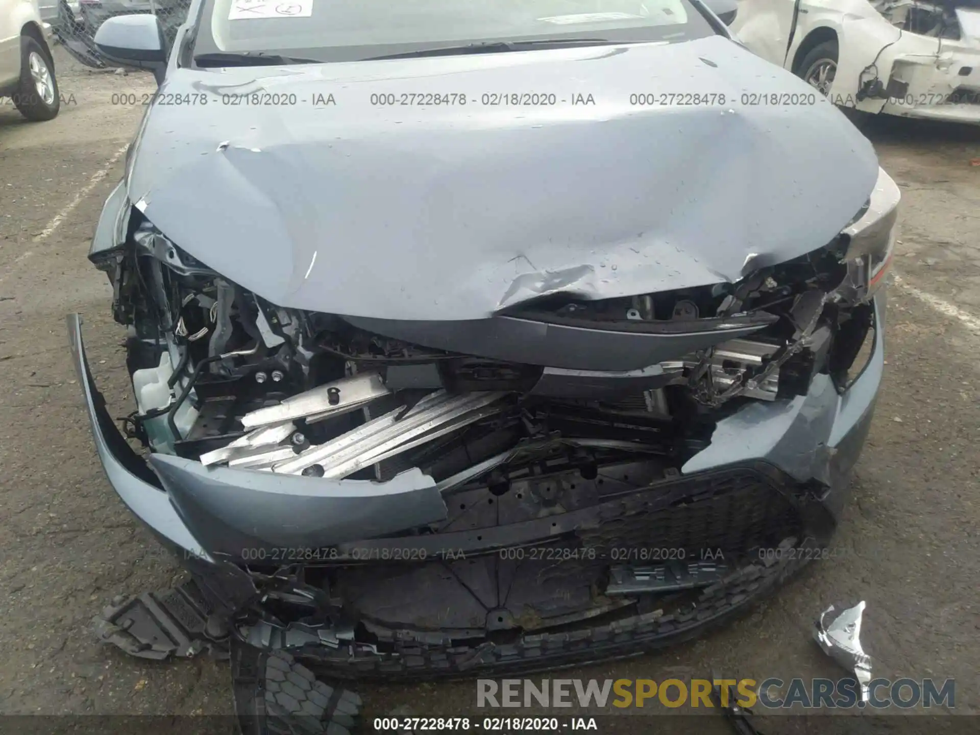 6 Photograph of a damaged car JTDEPRAE4LJ034313 TOYOTA COROLLA 2020