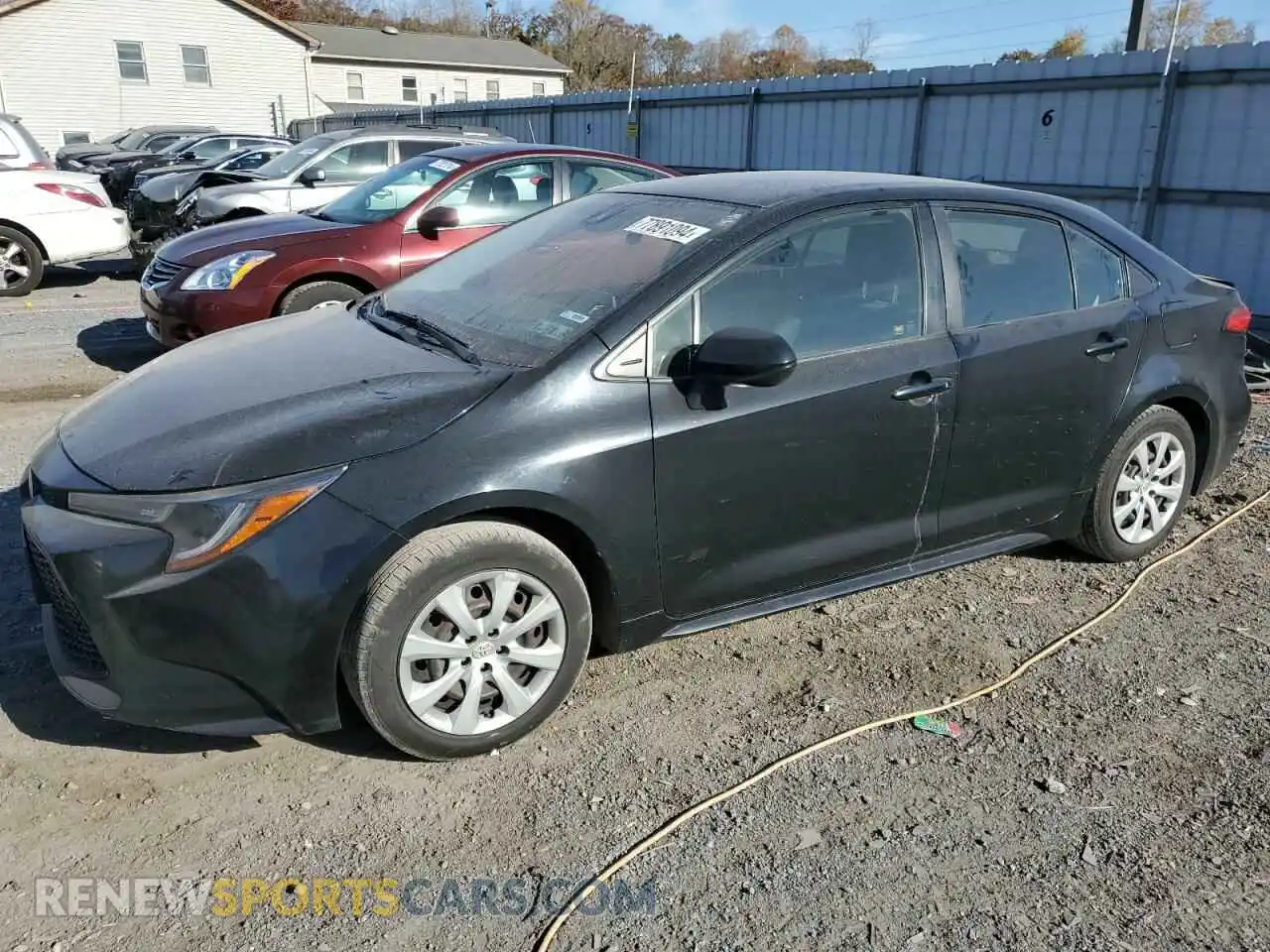 1 Photograph of a damaged car JTDEPRAE4LJ036272 TOYOTA COROLLA 2020