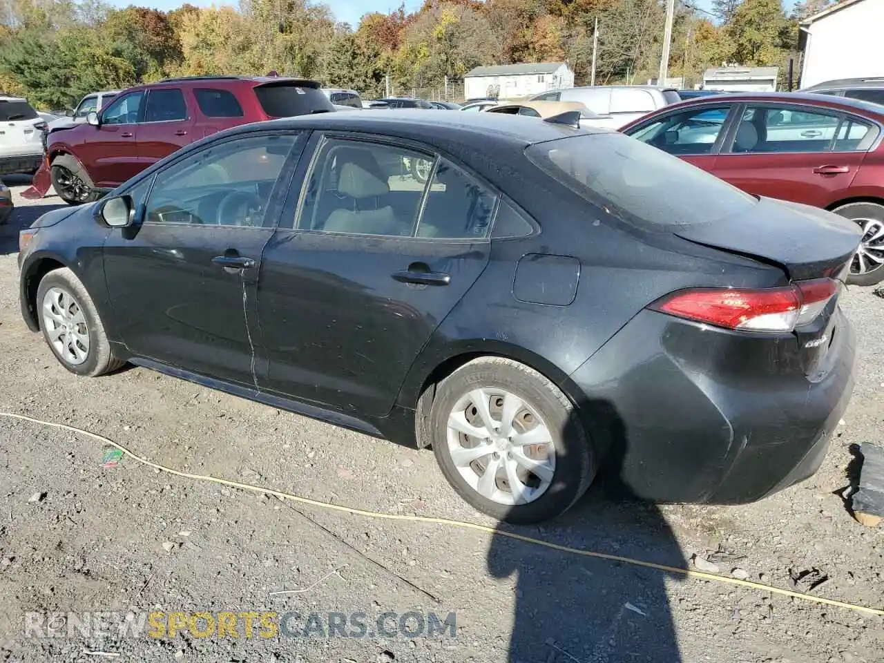 2 Photograph of a damaged car JTDEPRAE4LJ036272 TOYOTA COROLLA 2020