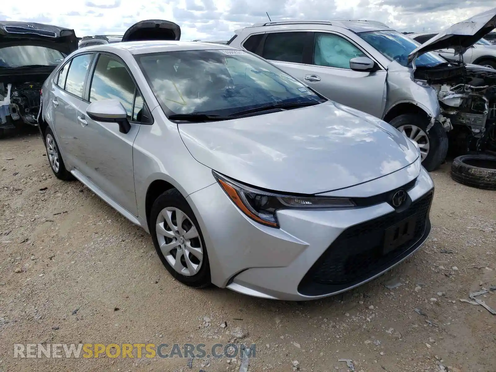 1 fotografías del automóvil dañado JTDEPRAE4LJ036787 TOYOTA COROLLA 2020