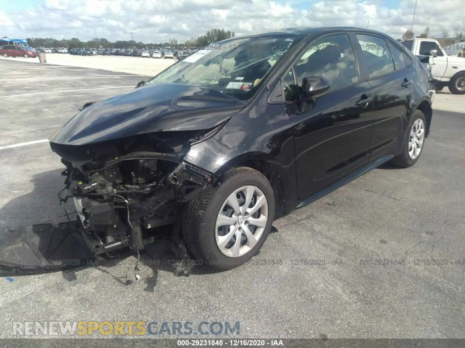 2 Photograph of a damaged car JTDEPRAE4LJ044906 TOYOTA COROLLA 2020