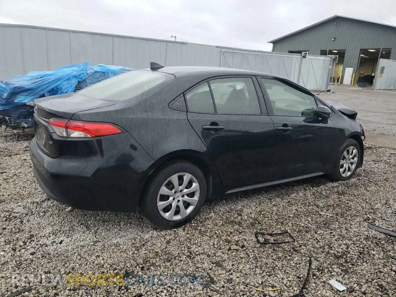3 Photograph of a damaged car JTDEPRAE4LJ045358 TOYOTA COROLLA 2020