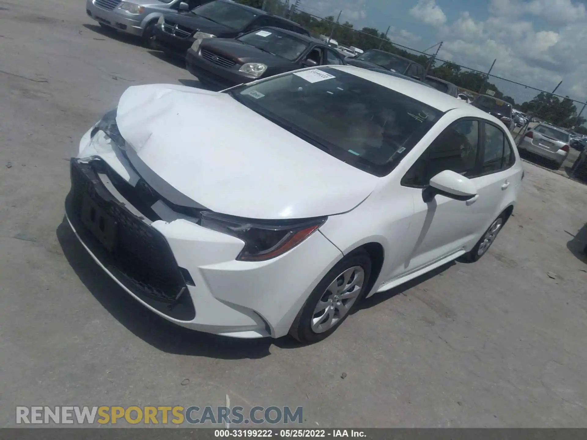 2 Photograph of a damaged car JTDEPRAE4LJ046574 TOYOTA COROLLA 2020