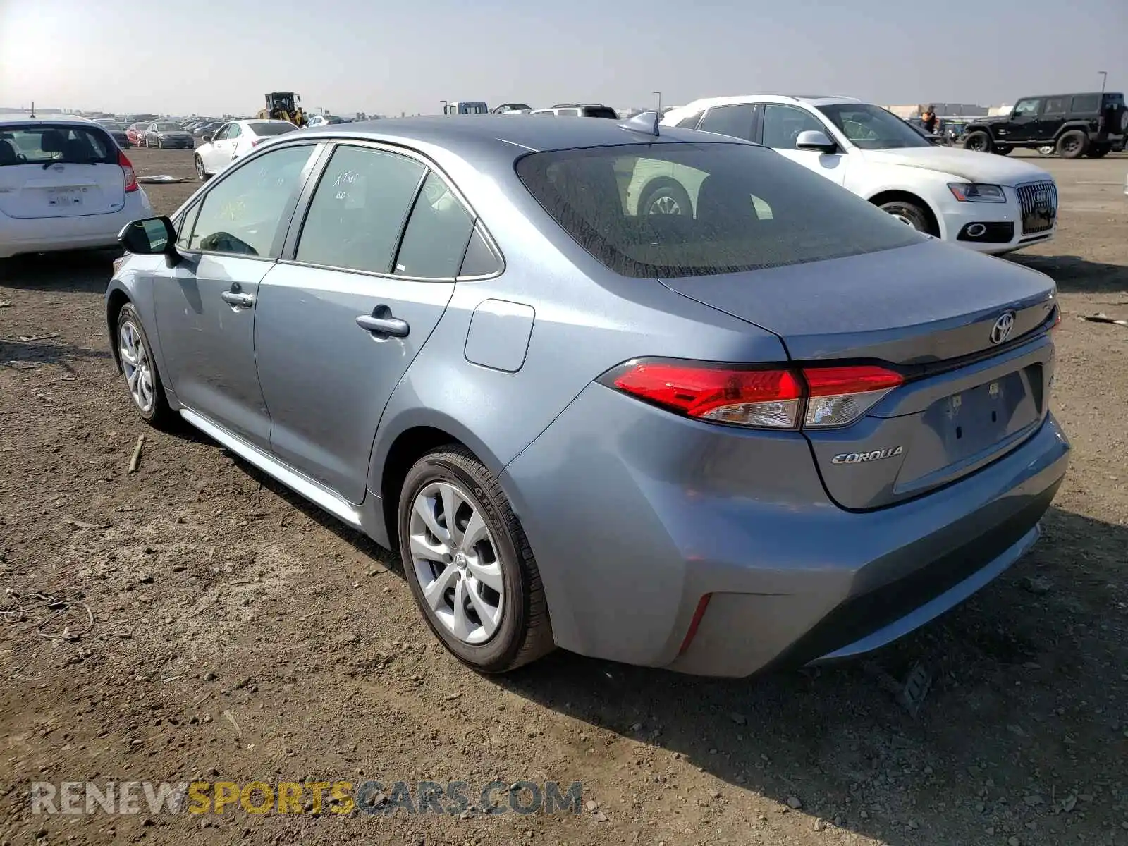 3 Photograph of a damaged car JTDEPRAE4LJ052956 TOYOTA COROLLA 2020