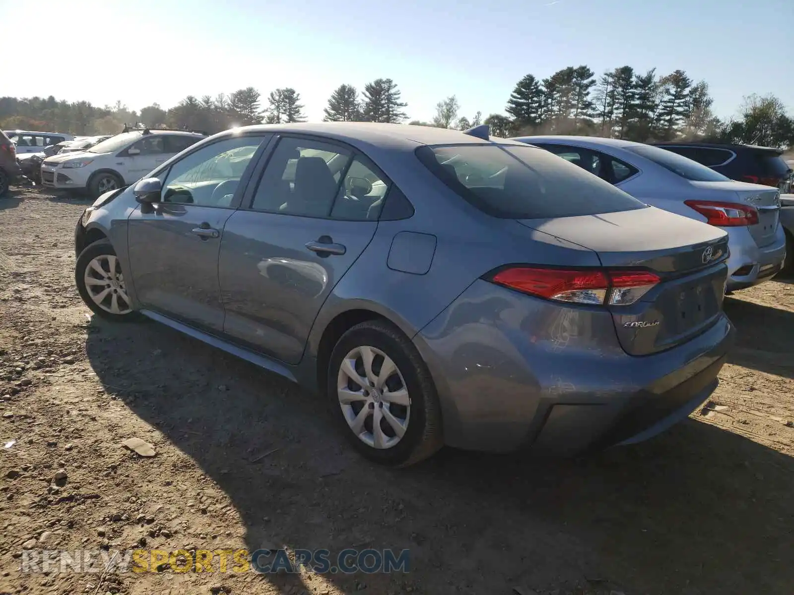3 Photograph of a damaged car JTDEPRAE4LJ057929 TOYOTA COROLLA 2020