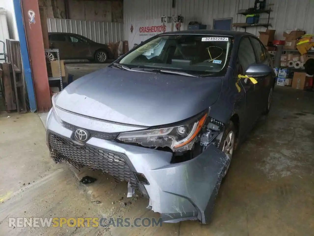 2 Photograph of a damaged car JTDEPRAE4LJ059938 TOYOTA COROLLA 2020