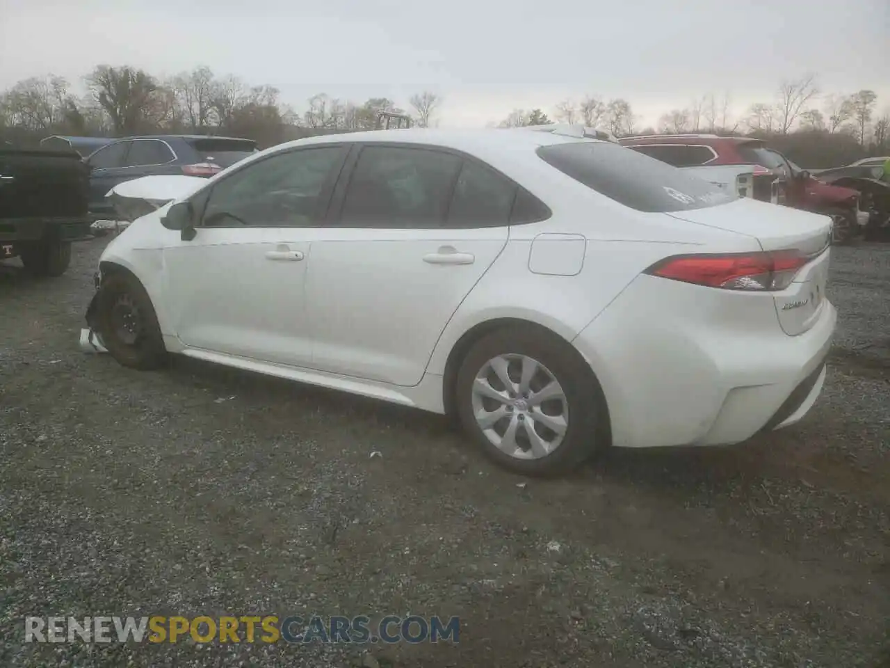 2 Photograph of a damaged car JTDEPRAE4LJ074472 TOYOTA COROLLA 2020