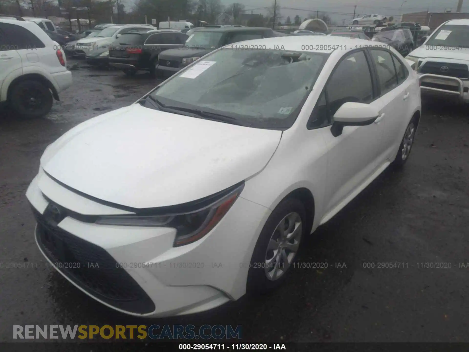 2 Photograph of a damaged car JTDEPRAE4LJ094589 TOYOTA COROLLA 2020