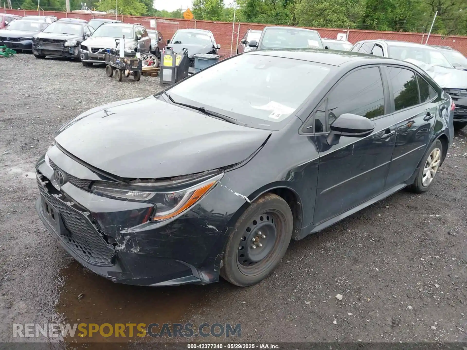 2 Photograph of a damaged car JTDEPRAE4LJ095127 TOYOTA COROLLA 2020