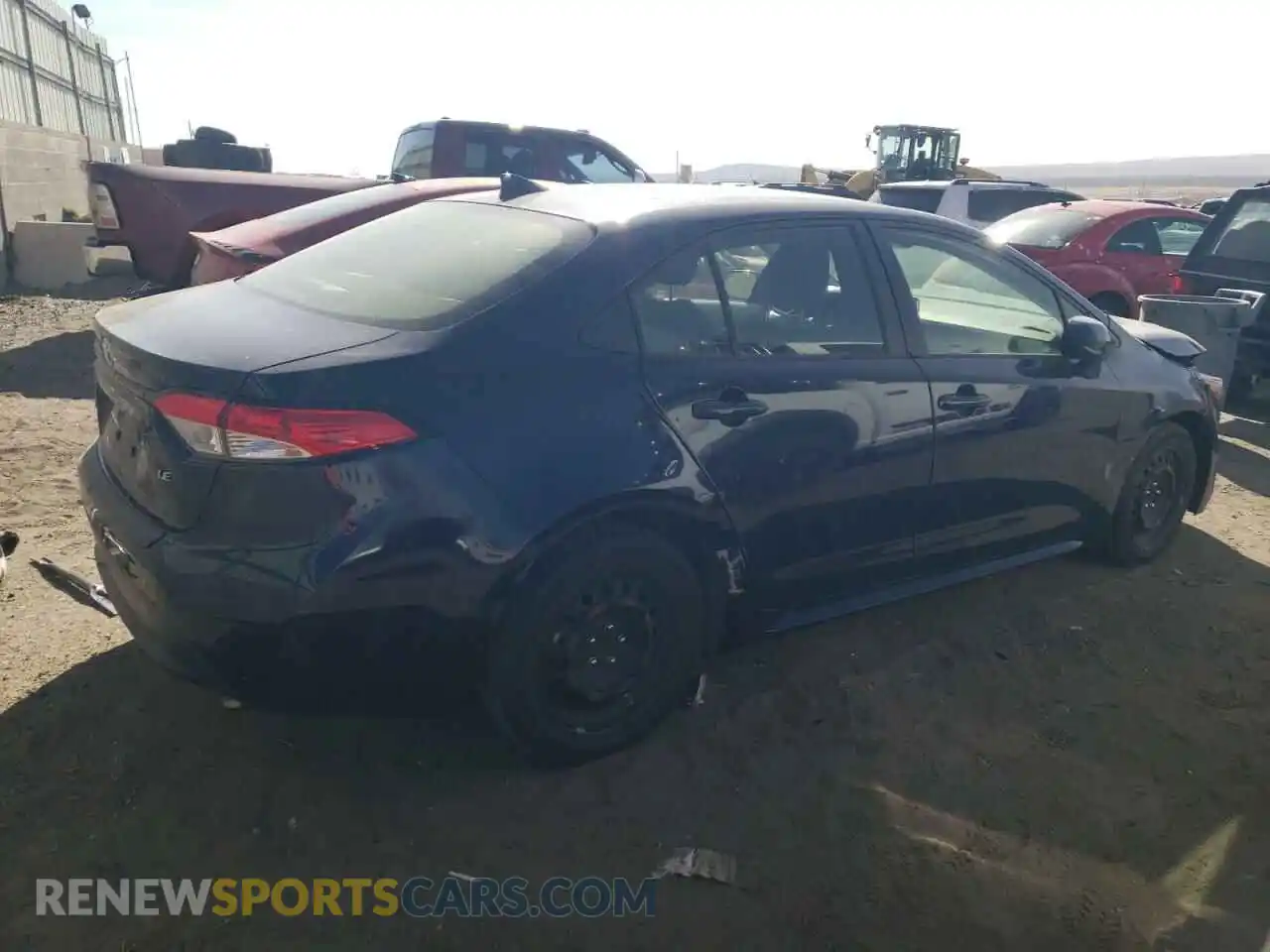 3 Photograph of a damaged car JTDEPRAE4LJ100228 TOYOTA COROLLA 2020