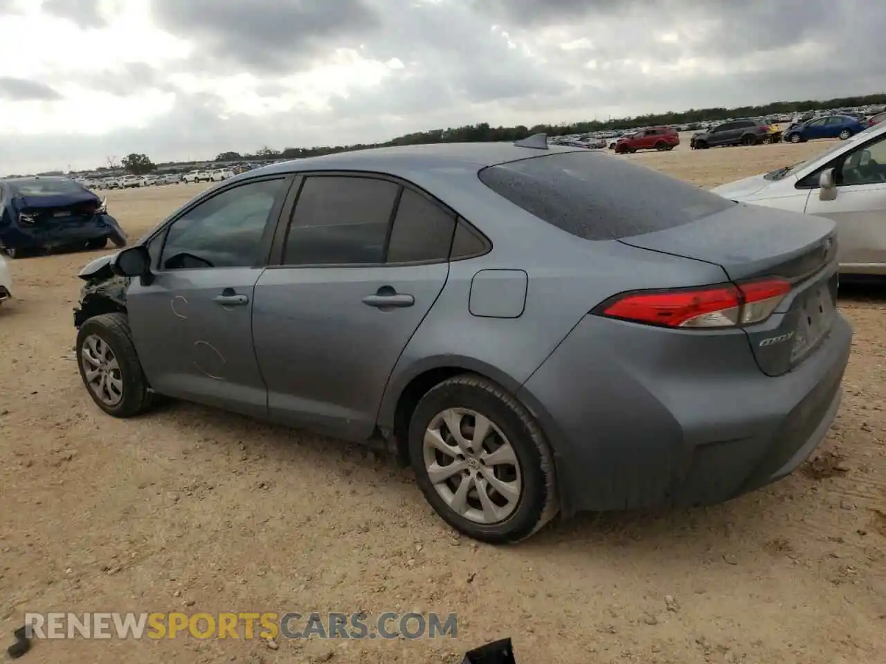 2 Photograph of a damaged car JTDEPRAE4LJ113870 TOYOTA COROLLA 2020