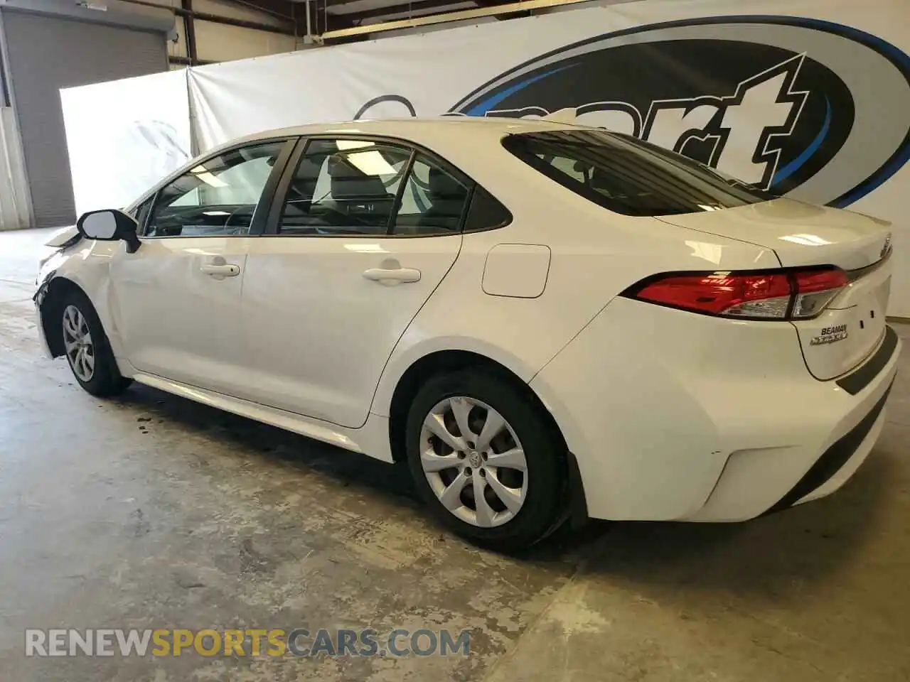 2 Photograph of a damaged car JTDEPRAE5LJ012174 TOYOTA COROLLA 2020