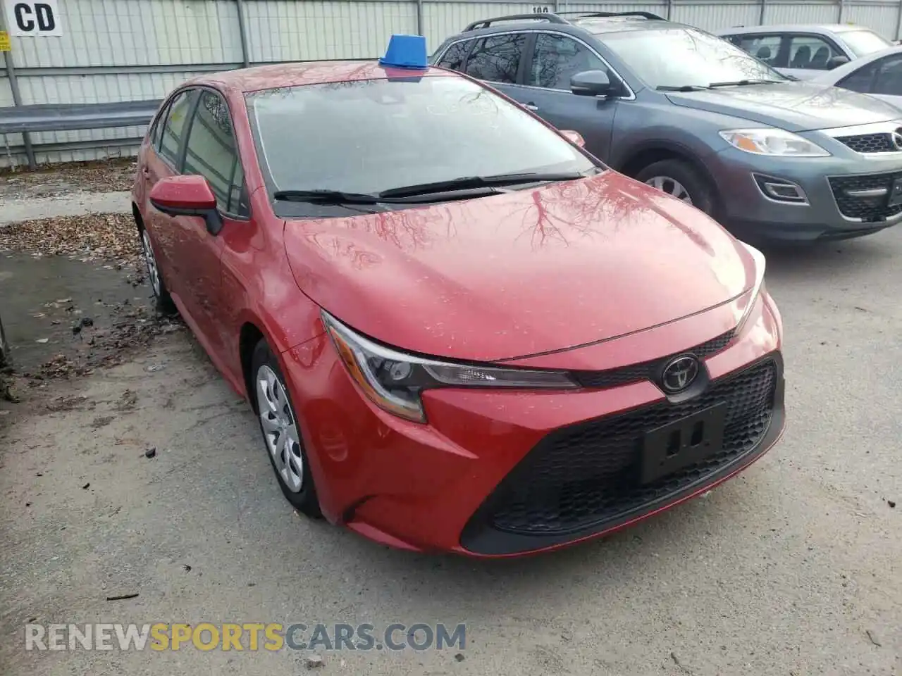 1 fotografías del automóvil dañado JTDEPRAE5LJ018525 TOYOTA COROLLA 2020