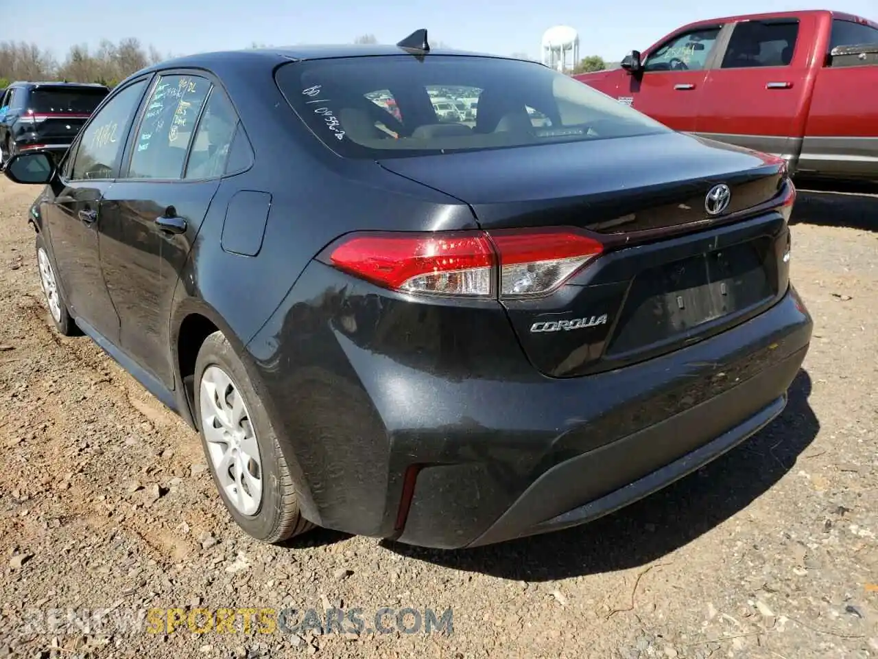3 Photograph of a damaged car JTDEPRAE5LJ019593 TOYOTA COROLLA 2020