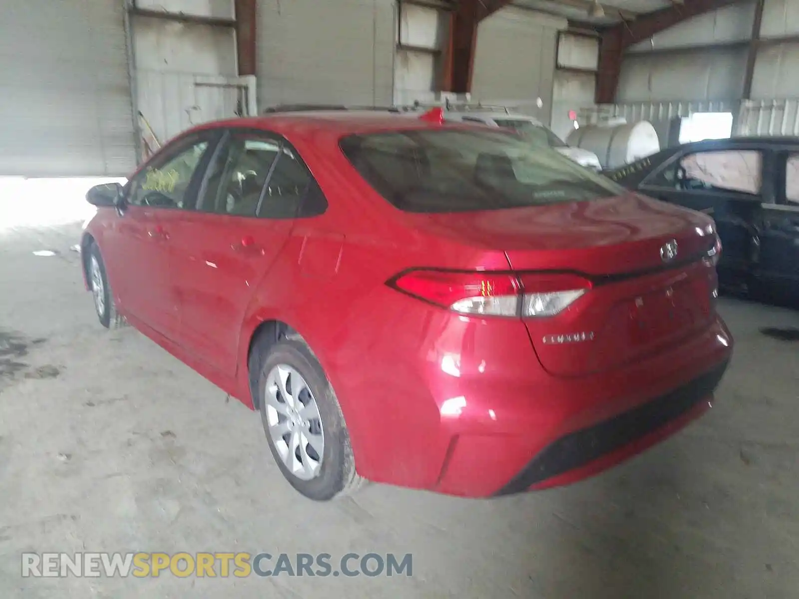 3 Photograph of a damaged car JTDEPRAE5LJ021683 TOYOTA COROLLA 2020