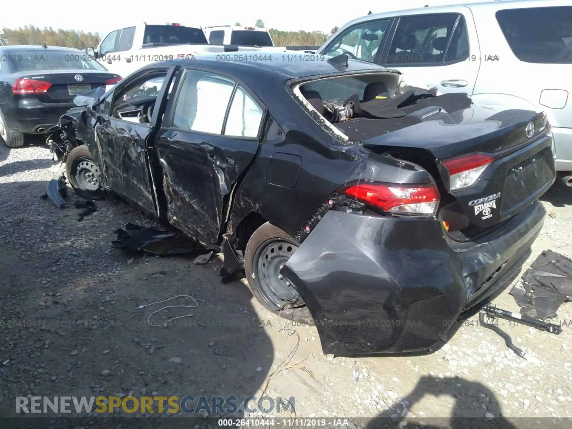 3 Photograph of a damaged car JTDEPRAE5LJ024552 TOYOTA COROLLA 2020