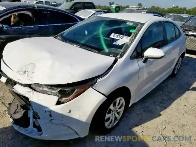 2 Photograph of a damaged car JTDEPRAE5LJ034868 TOYOTA COROLLA 2020