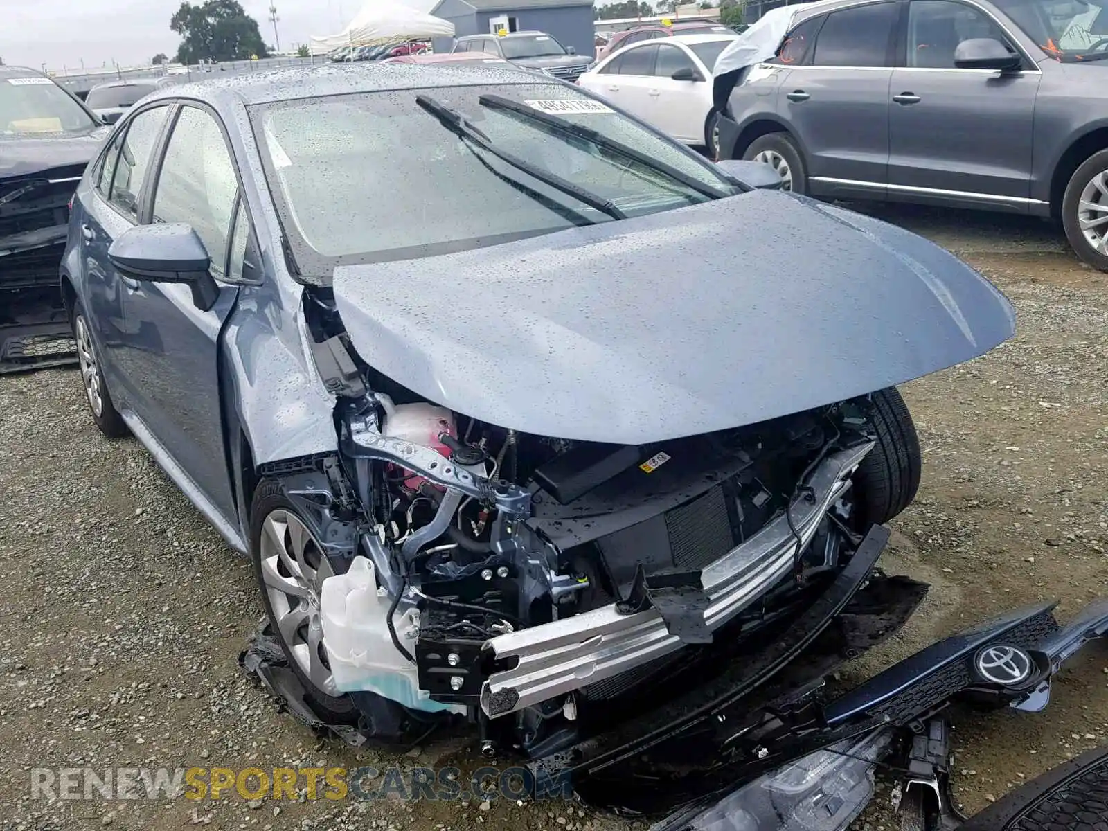1 Photograph of a damaged car JTDEPRAE5LJ036670 TOYOTA COROLLA 2020