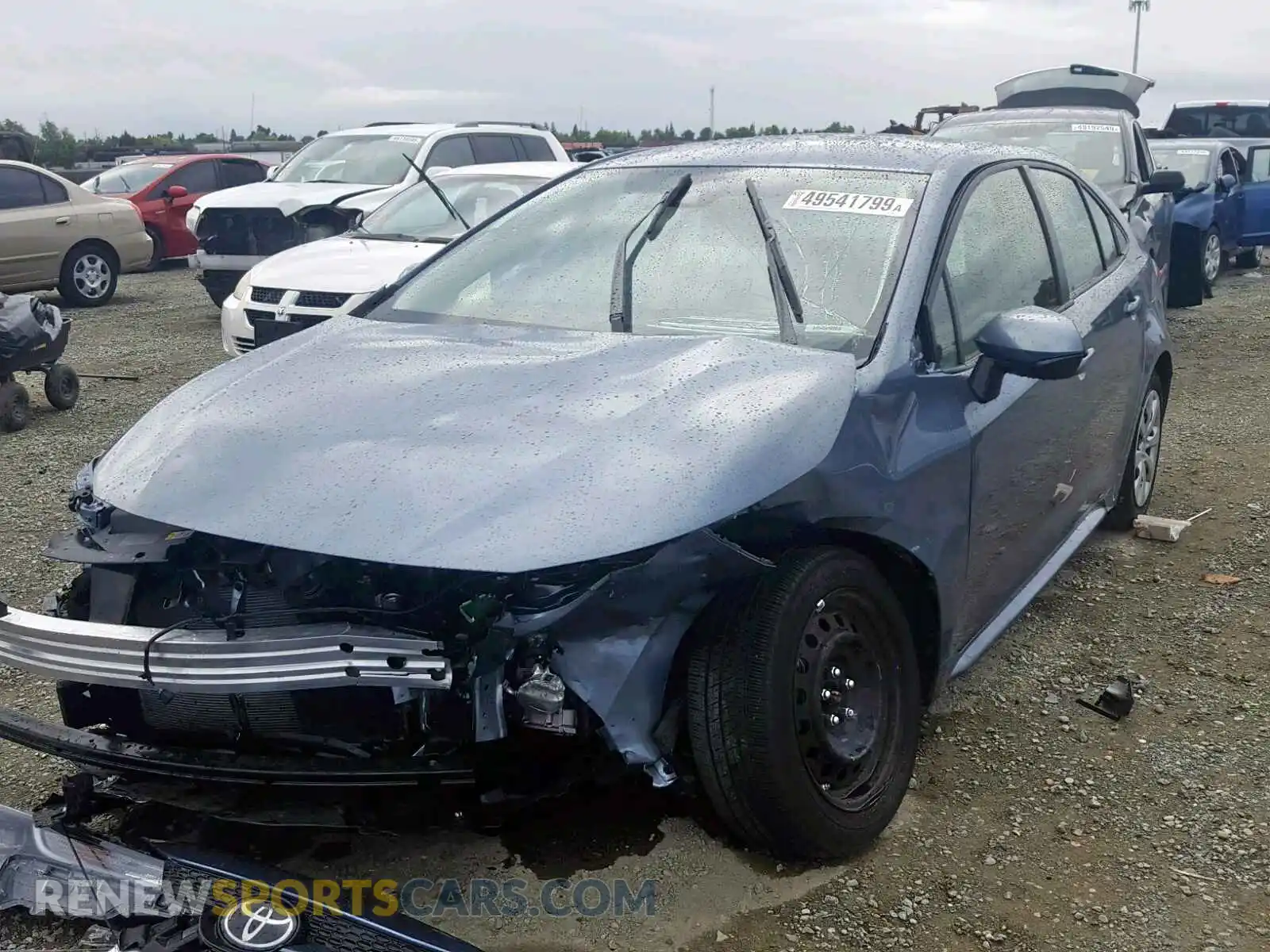 2 Photograph of a damaged car JTDEPRAE5LJ036670 TOYOTA COROLLA 2020