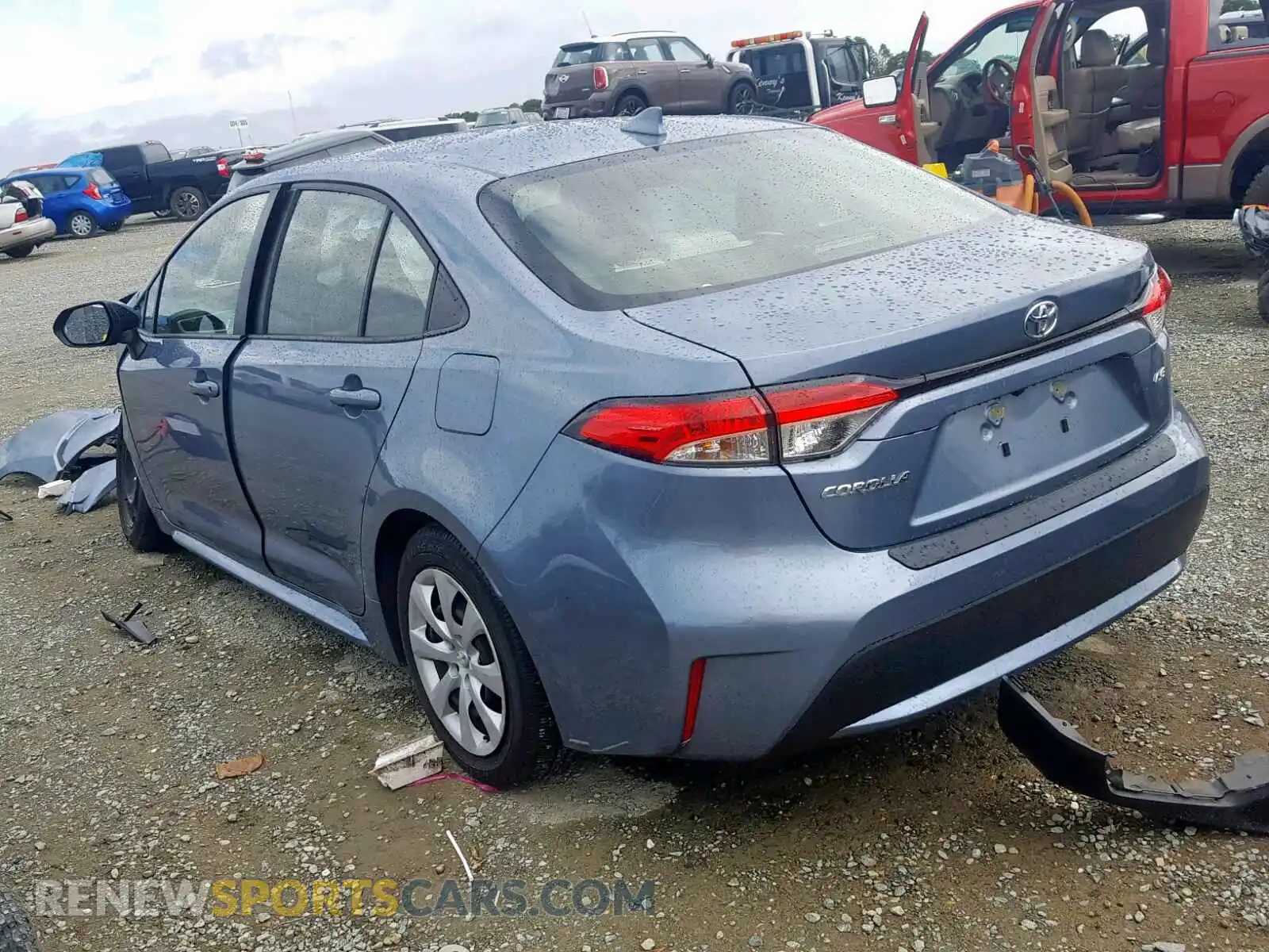 3 Photograph of a damaged car JTDEPRAE5LJ036670 TOYOTA COROLLA 2020