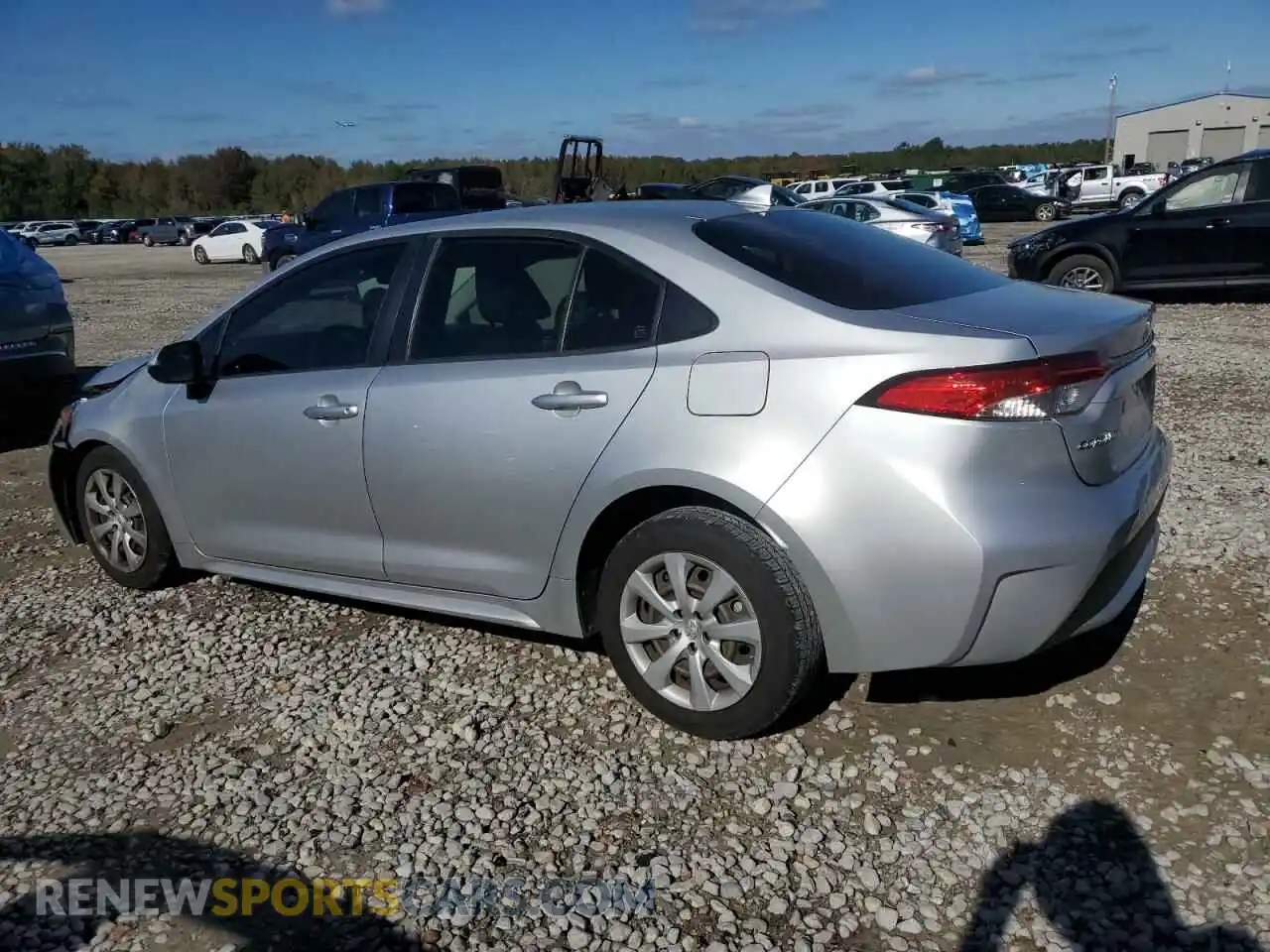 2 Photograph of a damaged car JTDEPRAE5LJ036751 TOYOTA COROLLA 2020