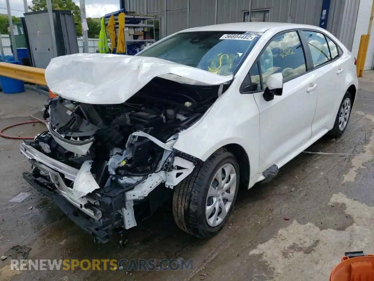 2 Photograph of a damaged car JTDEPRAE5LJ037124 TOYOTA COROLLA 2020