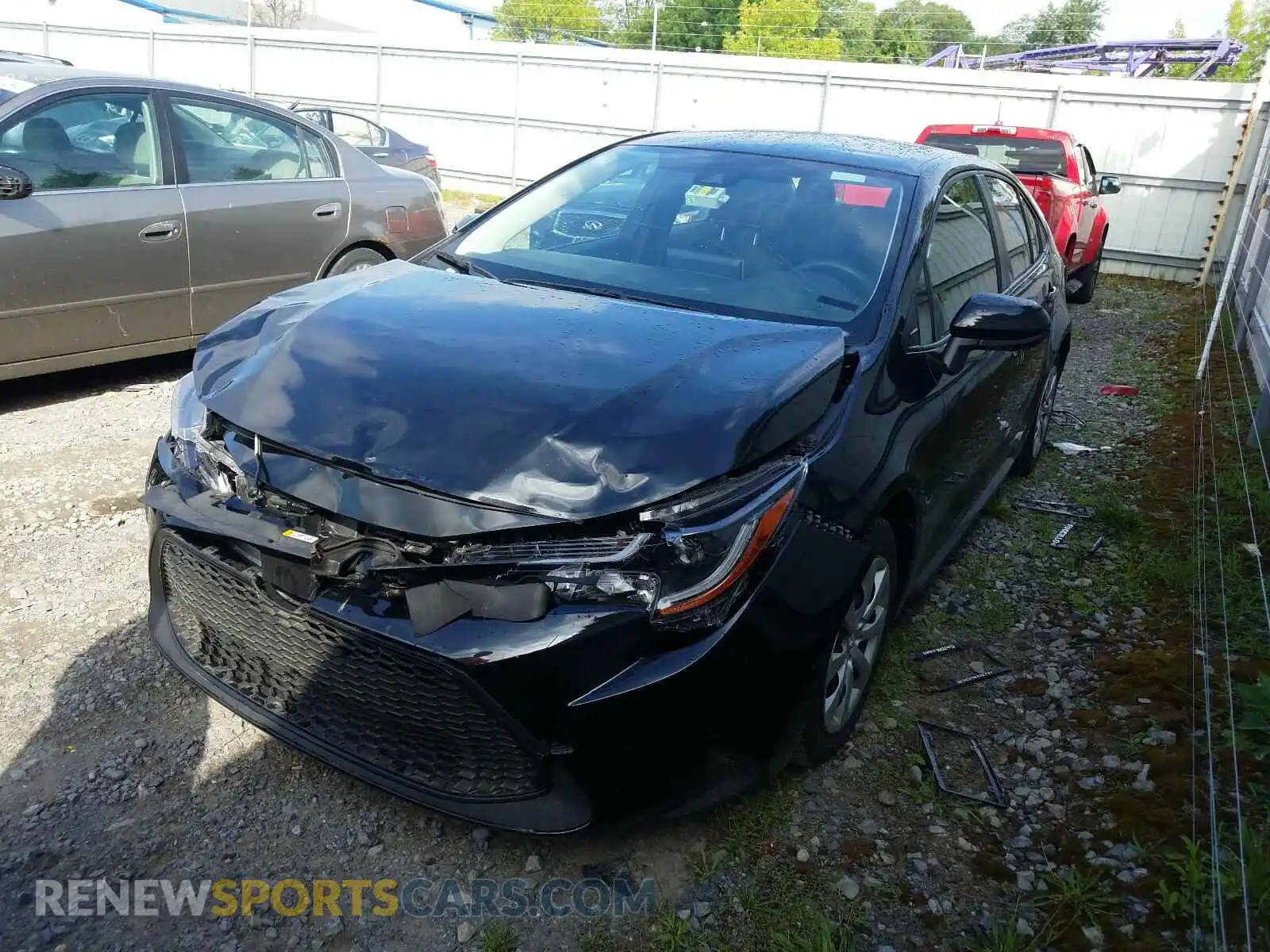 2 Photograph of a damaged car JTDEPRAE5LJ039200 TOYOTA COROLLA 2020