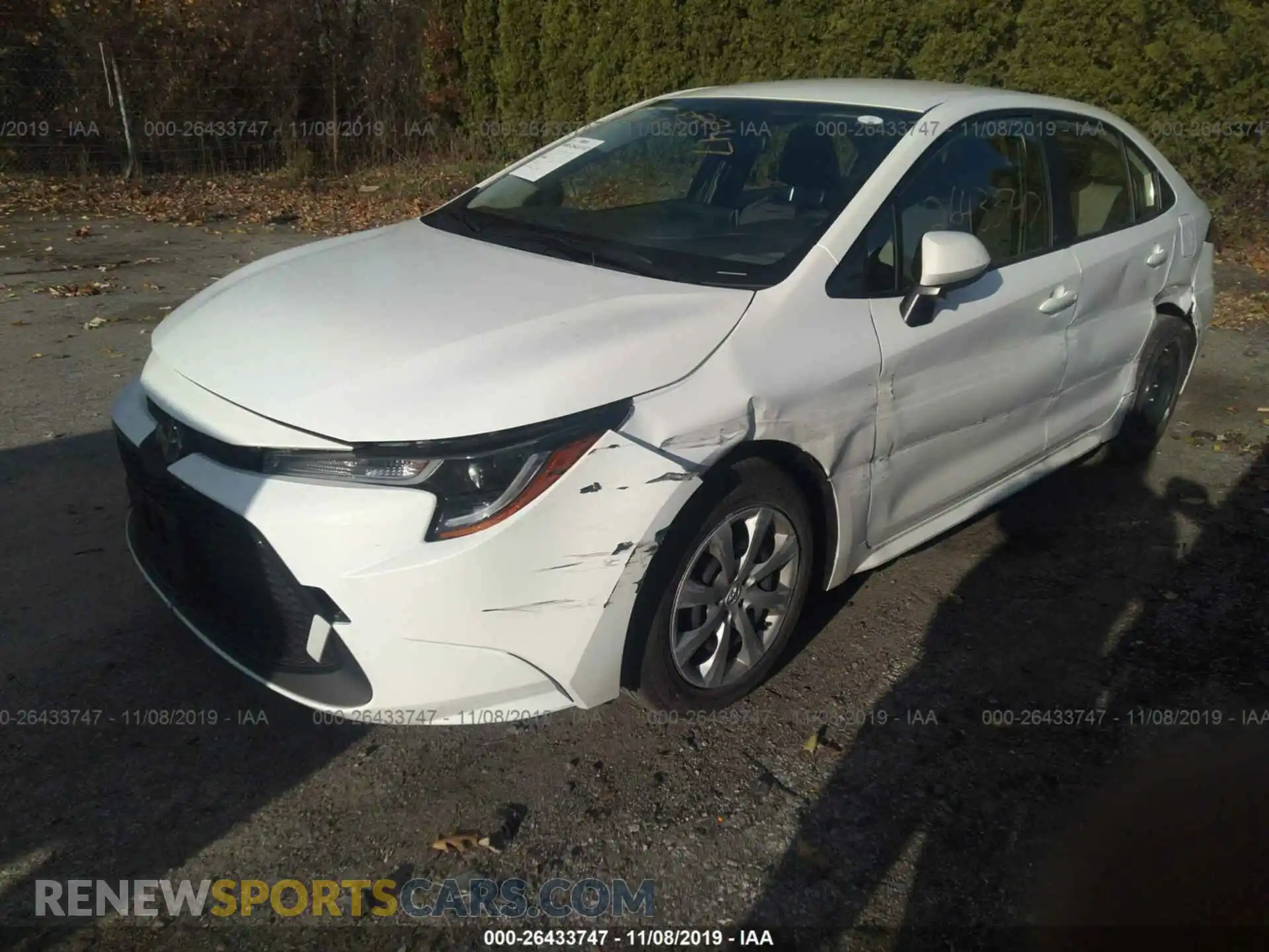 2 Photograph of a damaged car JTDEPRAE5LJ048611 TOYOTA COROLLA 2020