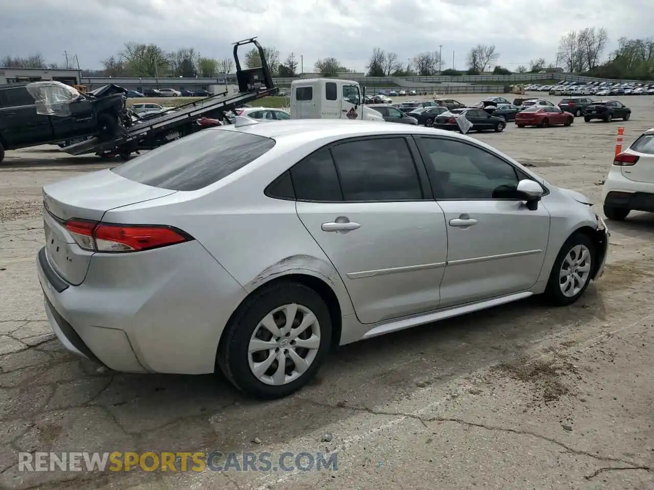 3 fotografías del automóvil dañado JTDEPRAE5LJ054828 TOYOTA COROLLA 2020