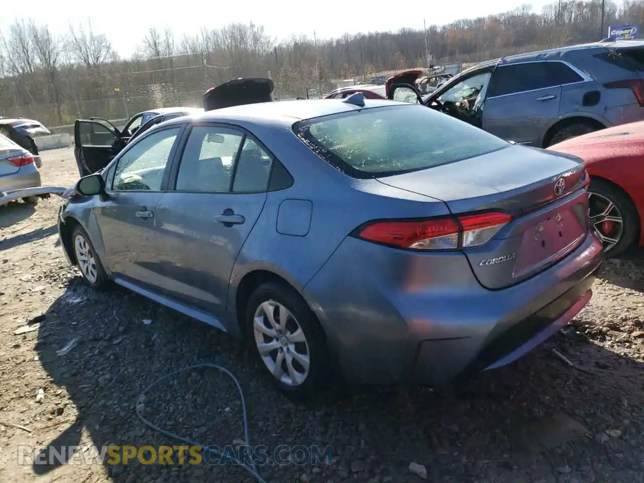 2 Photograph of a damaged car JTDEPRAE5LJ065876 TOYOTA COROLLA 2020
