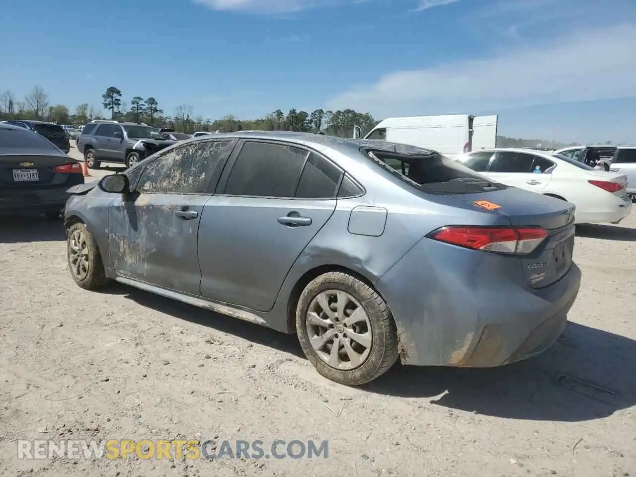 2 Photograph of a damaged car JTDEPRAE5LJ070219 TOYOTA COROLLA 2020