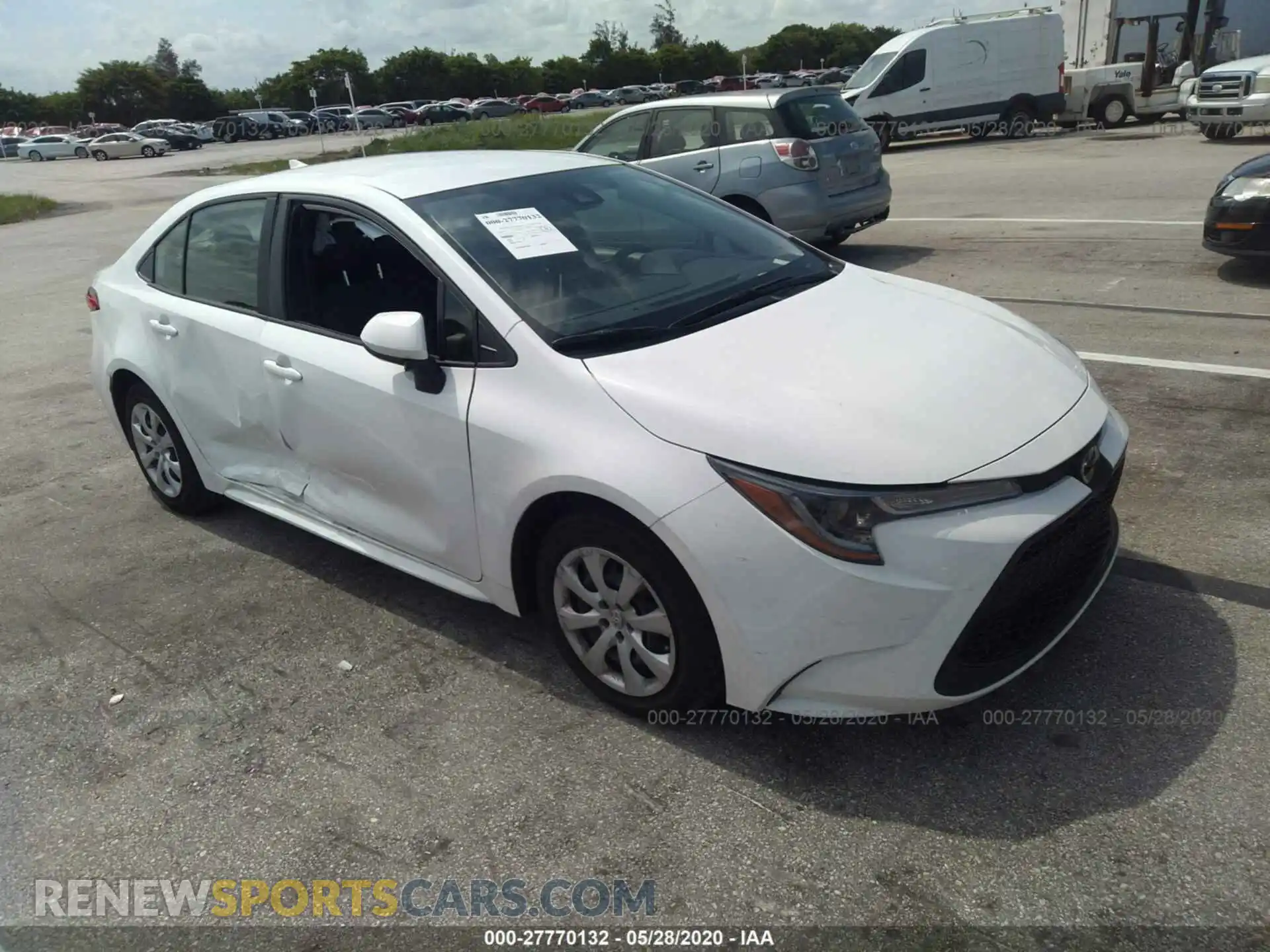 1 Photograph of a damaged car JTDEPRAE5LJ080314 TOYOTA COROLLA 2020