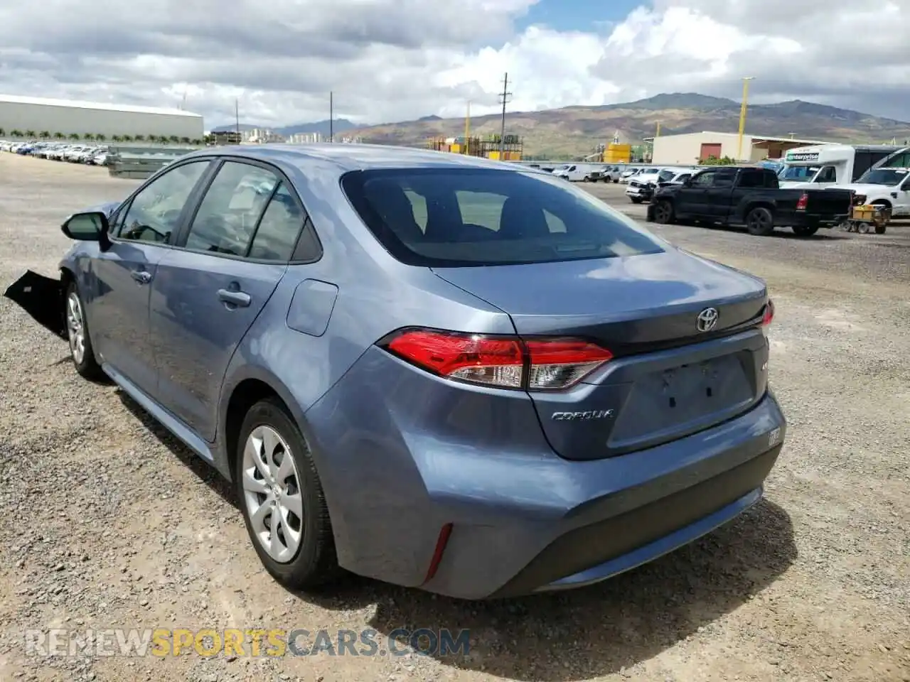 3 Photograph of a damaged car JTDEPRAE5LJ080944 TOYOTA COROLLA 2020