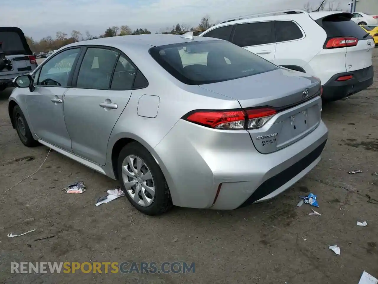 3 Photograph of a damaged car JTDEPRAE5LJ093533 TOYOTA COROLLA 2020