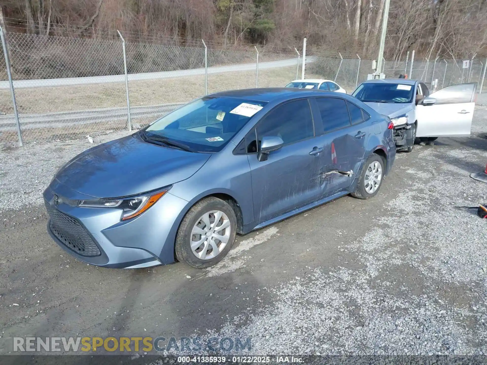 2 fotografías del automóvil dañado JTDEPRAE6LJ005153 TOYOTA COROLLA 2020