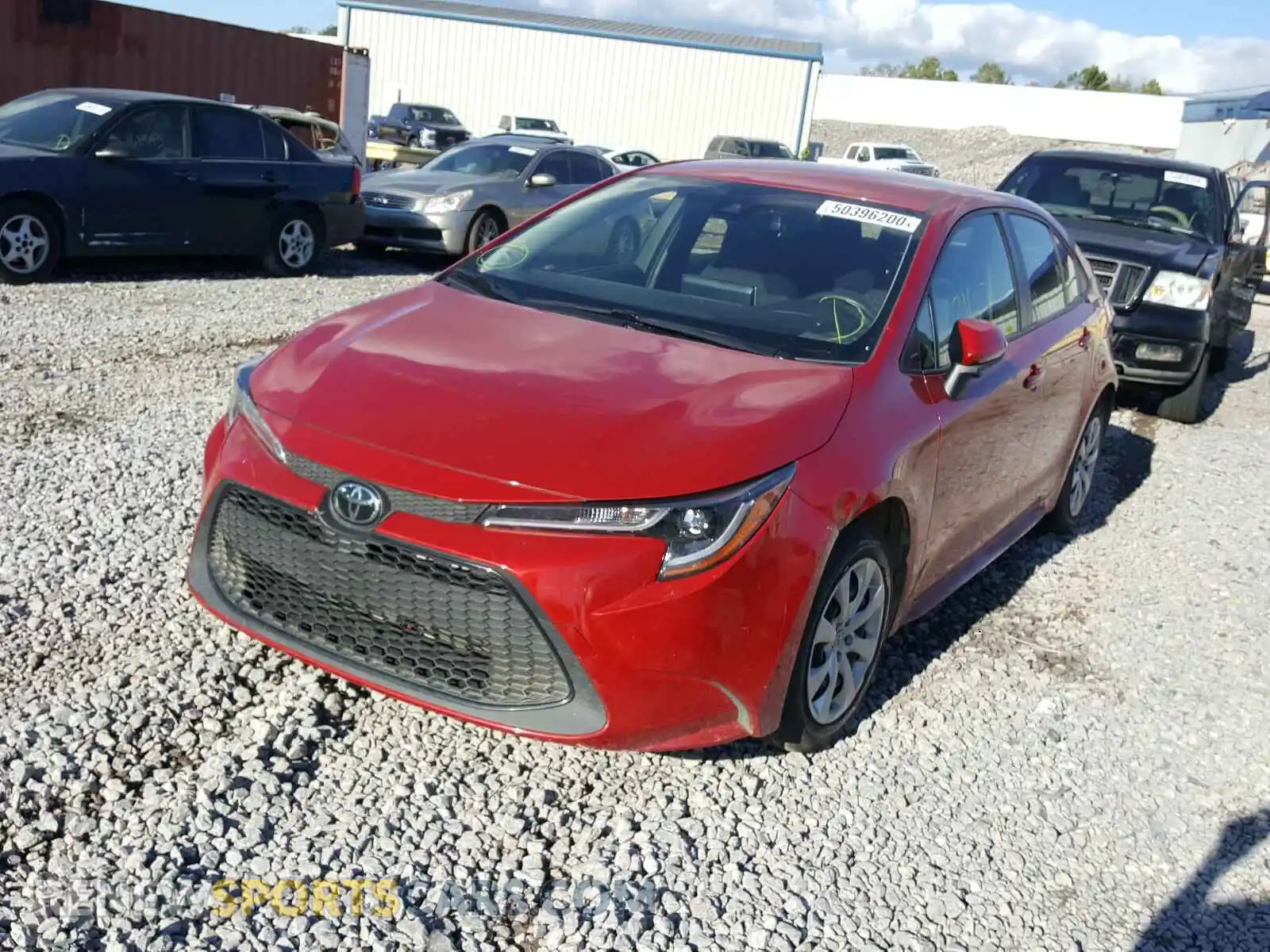 2 Photograph of a damaged car JTDEPRAE6LJ005234 TOYOTA COROLLA 2020