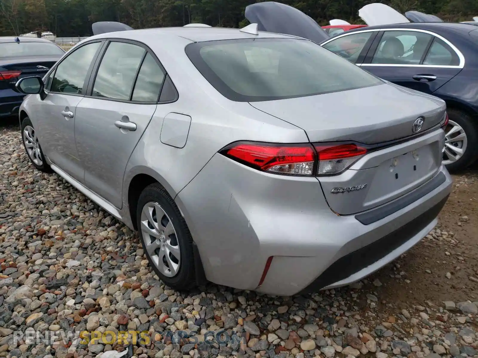 3 Photograph of a damaged car JTDEPRAE6LJ006352 TOYOTA COROLLA 2020