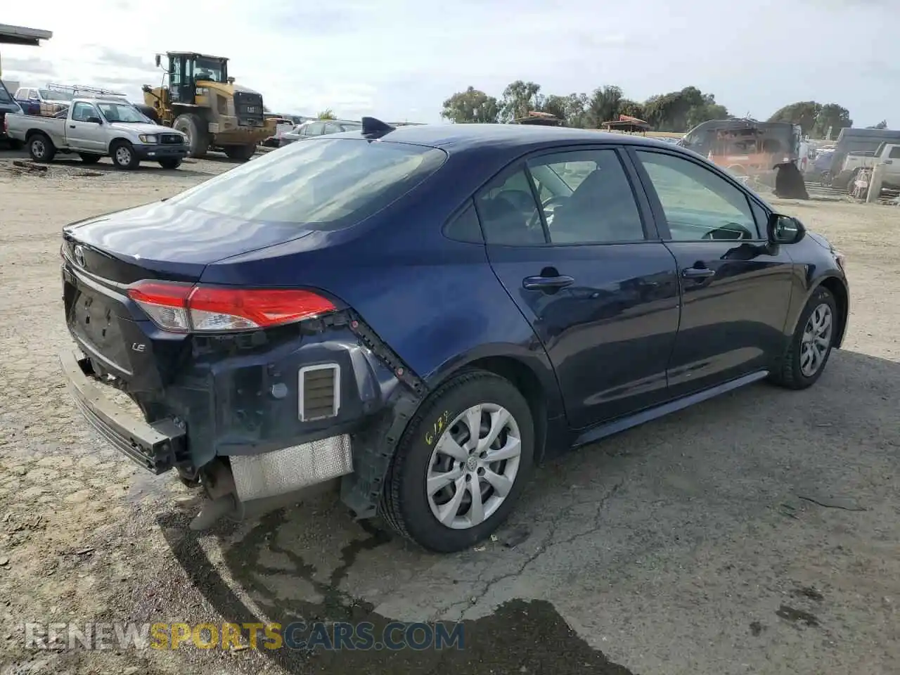 3 Photograph of a damaged car JTDEPRAE6LJ015309 TOYOTA COROLLA 2020