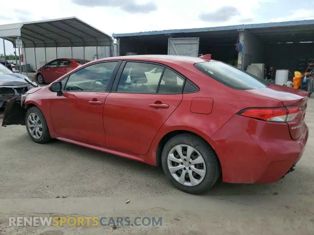 2 Photograph of a damaged car JTDEPRAE6LJ018047 TOYOTA COROLLA 2020