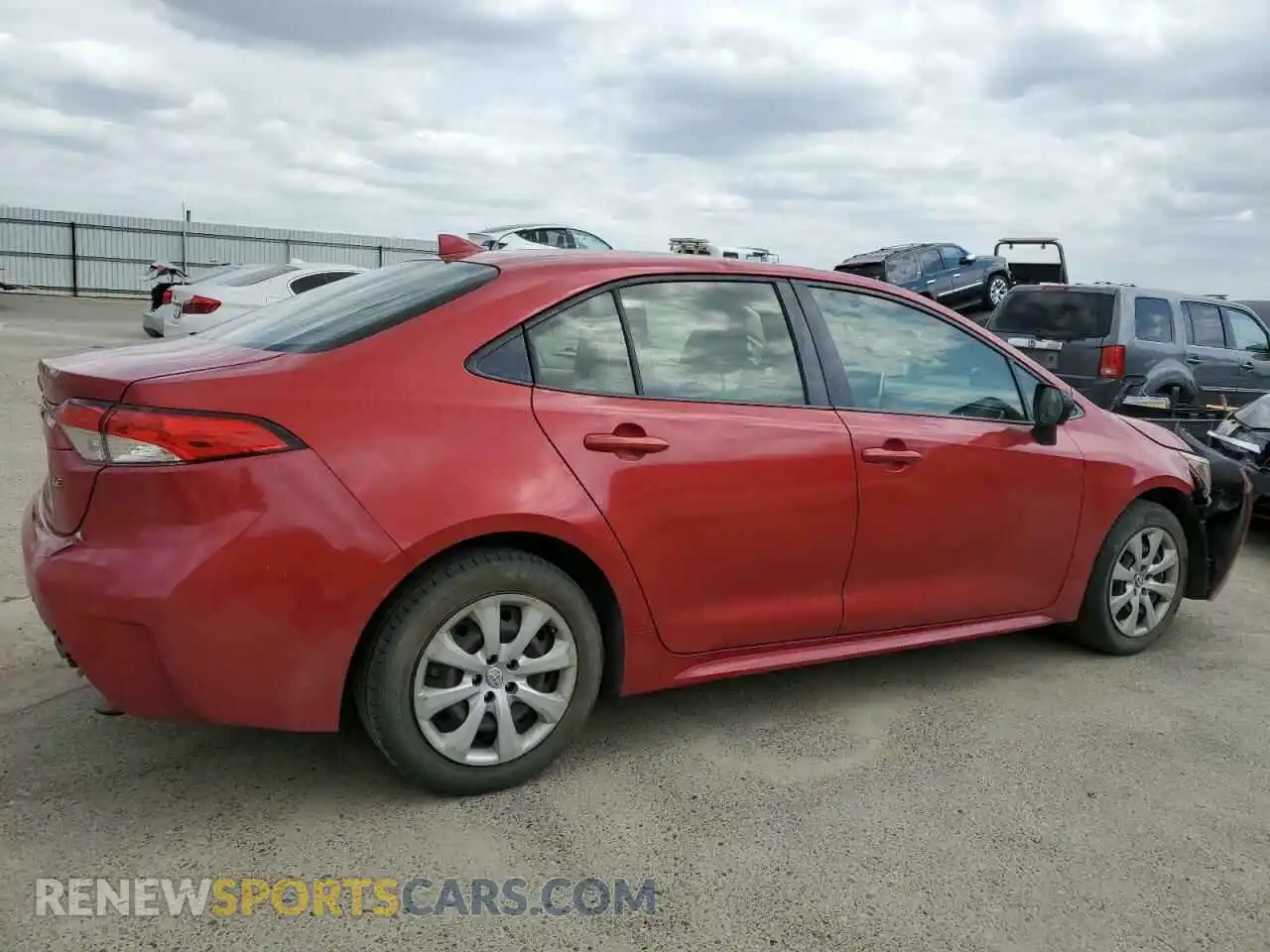 3 Photograph of a damaged car JTDEPRAE6LJ018047 TOYOTA COROLLA 2020