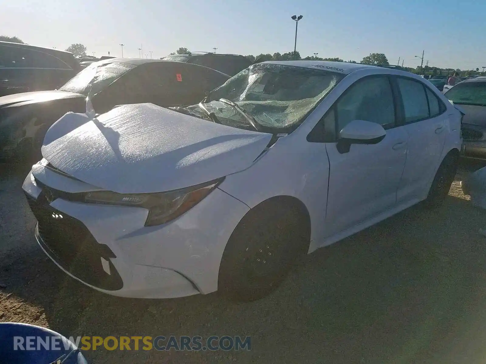 2 Photograph of a damaged car JTDEPRAE6LJ020915 TOYOTA COROLLA 2020