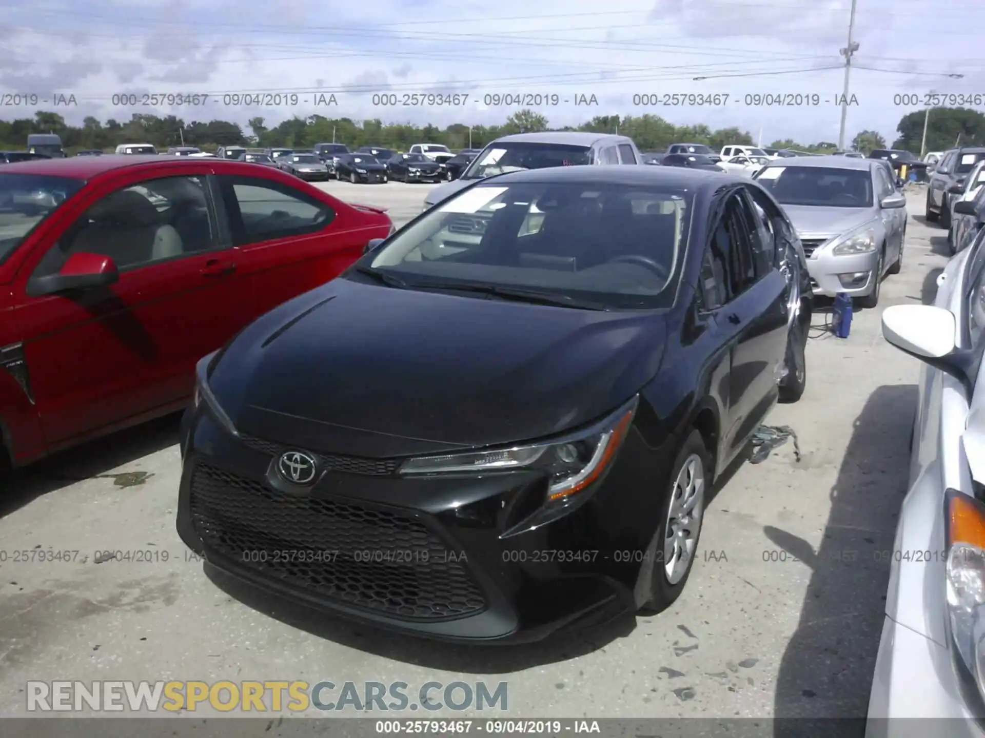 2 Photograph of a damaged car JTDEPRAE6LJ031851 TOYOTA COROLLA 2020