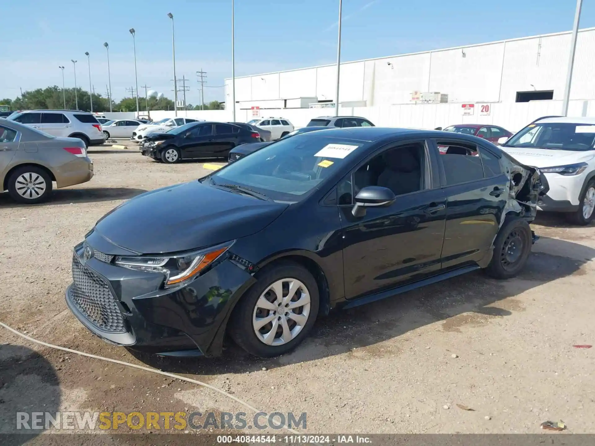 2 Photograph of a damaged car JTDEPRAE6LJ034619 TOYOTA COROLLA 2020