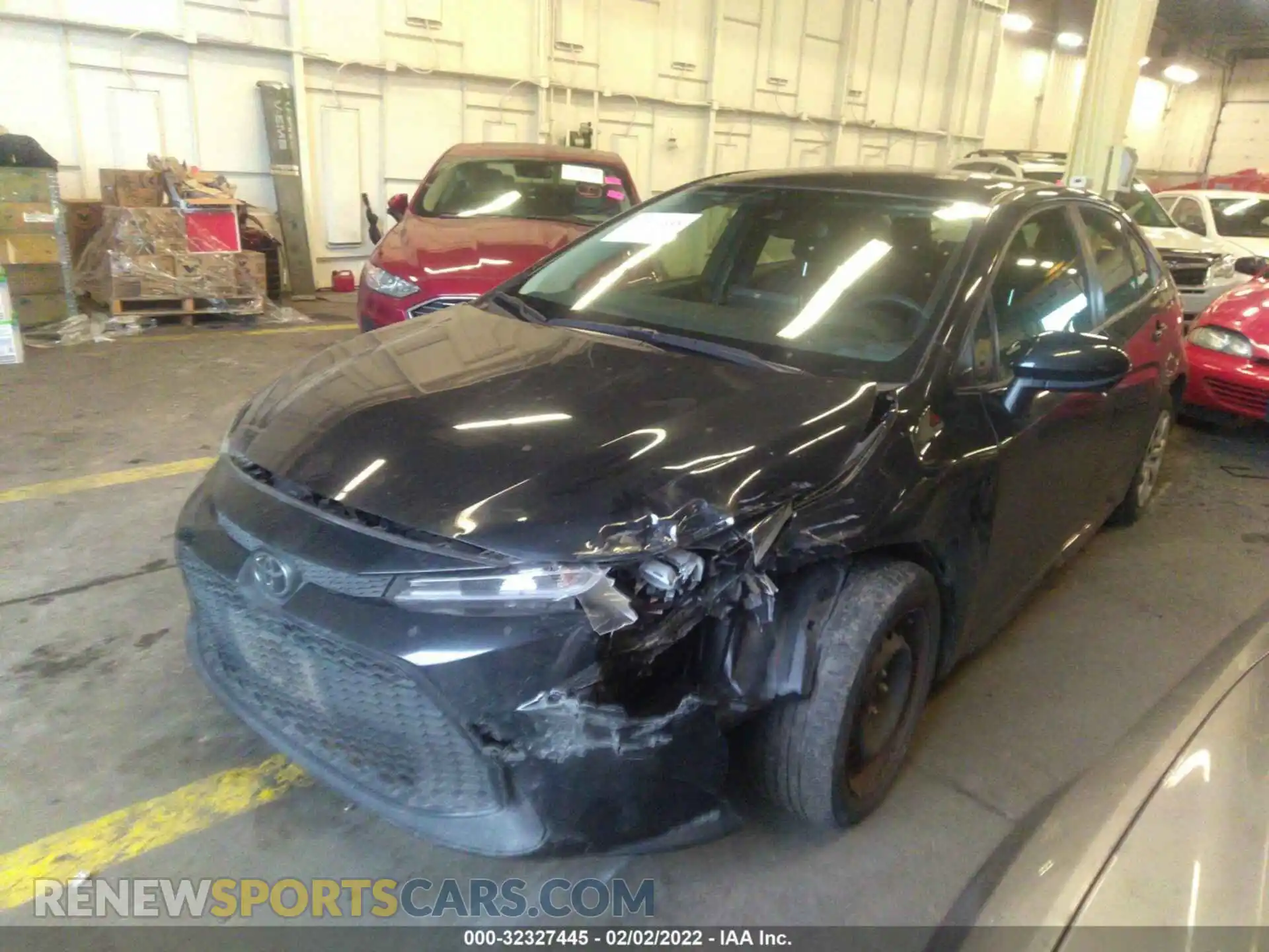 2 Photograph of a damaged car JTDEPRAE6LJ041764 TOYOTA COROLLA 2020