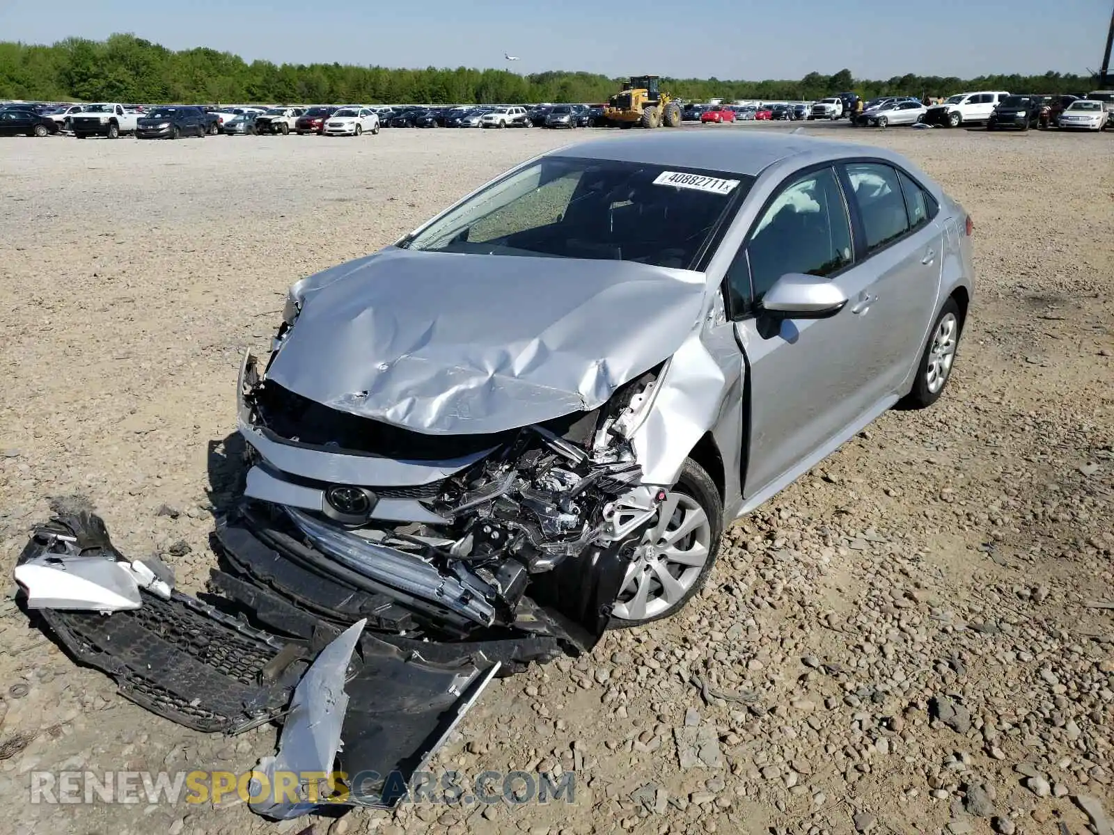 2 Photograph of a damaged car JTDEPRAE6LJ044471 TOYOTA COROLLA 2020